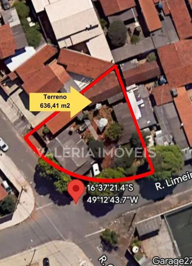 Lote Terreno para venda  com 636 m2 em Jardim Guanabara - Goiânia - GO