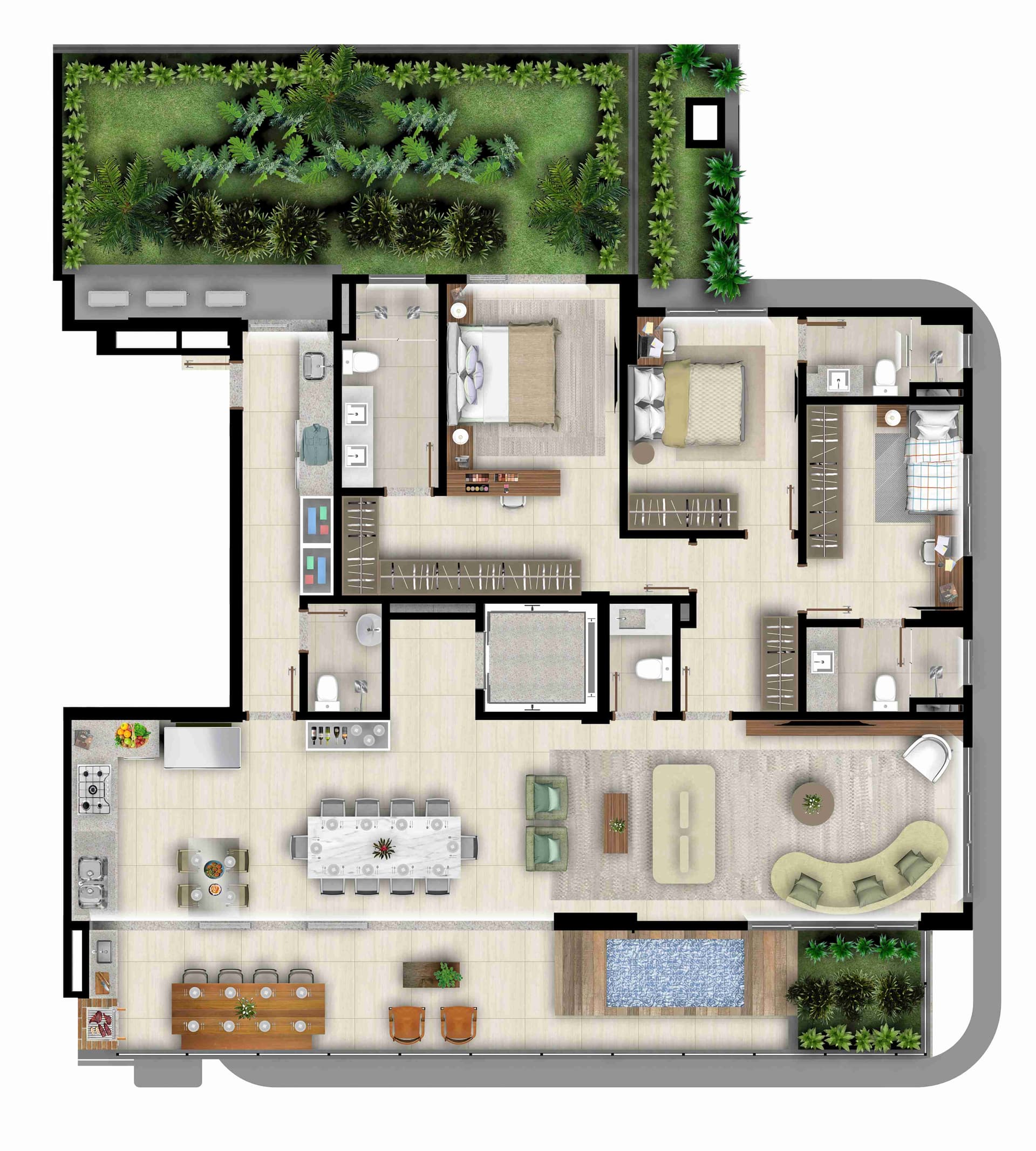 Planta Final 2 3 suites
